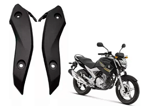 CARENAGEM FAROL FAZER 250 11 PRATA FOSCO LATERAL