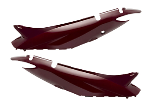 TAMPA LATERAL BIZ 125 09 VERMELHO MET CARDEAL