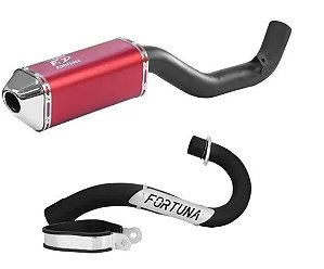 ESCAPAMENTO CRF 230 MINI TRI VERMELHO