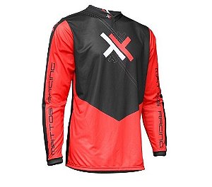 CAMISA MATTOS RACING ATOMIC VERMELHO/PRETO GGG