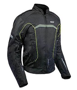 JAQUETA TEXX STRIKE V2 MASCULINA PRETA/VERDE 3XL NEW