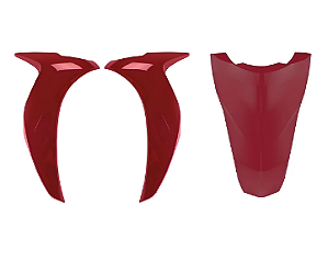CARENAGEM FRONTAL BIZ 125 19/21 VERMELHO PIMENTA PEROLIZADO