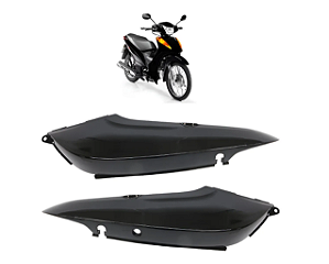 TAMPA LATERAL BIZ 100 12/13/14/15 PRETA