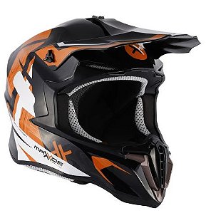 CAPACETE MATTOS RACING COMBAT MMXIV LARANJA 58