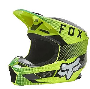 CAPACETE FOX V1 RIDL AMARELO M