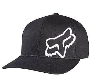 BONE FOX FLEX 45 FLEXFIT 15 BLK/WHT S/M