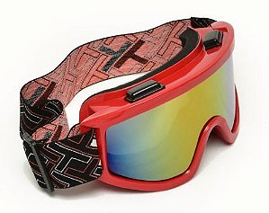 OCULOS MATTOS RACING VERMELHO ESPELHADA