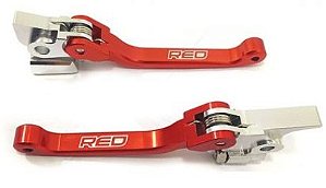 MANETE FREIO/EMBREAGEM KTM BREMBO 14...LARANJA RETRATIL