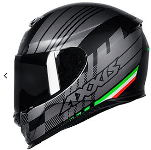 CAPACETE AXXIS EAGLE ITALY MATT BLACK 62/XL
