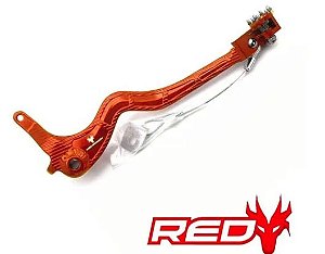 PEDAL FREIO KTM 4T 16...LARANJA