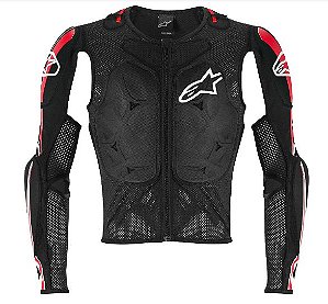 JAQUETA ALPINESTARS BIONIC PRO PRETO VERMELHO BRANCO M  EAN :8051194809452