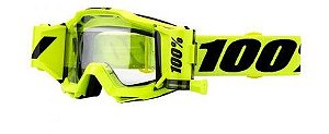 OCULOS 100% ACCURI FORECAST FLUO YELLOW ROLL OFF