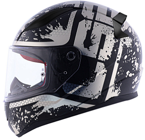 CAPACETE LS2 RAPID FF353 SPY BLK/SILVER 62/XL