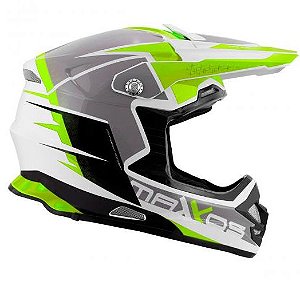 CAPACETE MATTOS RACING MX PRO MTTR AMARELO FLUOR 58