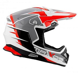 CAPACETE MATTOS RACING MX PRO MTTR VERMELHO 58