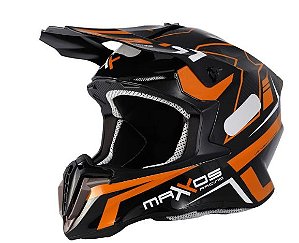 CAPACETE MATTOS RACING COMBAT MTR02 LARANJA 58