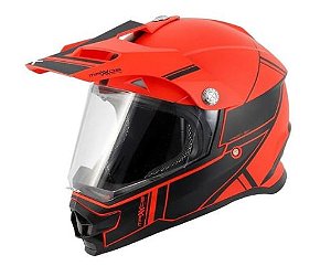 CAPACETE MATTOS RACING TTR 2 VERMELHO/PRETO 62