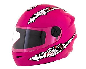 CAPACETE TORK LIBERTY FOUR KIDS ROSA 54