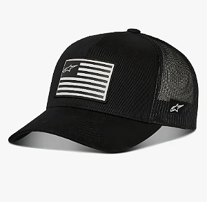 BONE ALPINESTARS FLAG SNAPBACK PRETO PRETO EAN 8059175307041