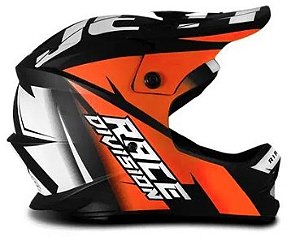 CAPACETE TORK CROSS INFANTIL JETT FACTORY EDITION NEON LARANJA