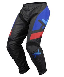CALÇA MATTOS RACING INFANTIL ASSIMILATE AZUL/VERMELHO G