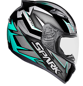 CAPACETE EBF NEW SPARK SPOT PT/TIFANY 58