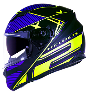 CAPACETE LS2 FF320 STREAM LEVEL MATTE HV YELLOW 58/M