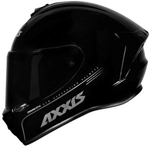 CAPACETE AXXIS DRAKEN SOLID/MONO GLOSS BLACK 60/L