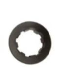 BORRACHA INFERIOR SUPORTE FAROL TITAN 125 13