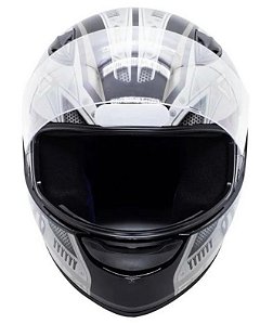 CAPACETE EBF SPARK AIR PTF/PRATA 60