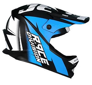 CAPACETE TORK CROSS INFANTIL JETT FACTORY EDITION NEON AZUL