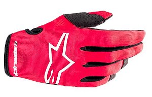 LUVA ALPINESTARS RADAR 23 VERMELHO BRANCO L  EAN  8059347048277