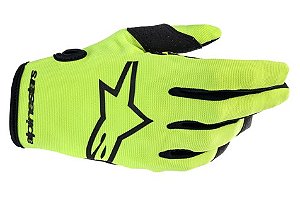 LUVA ALPINESTARS RADAR 23 AMARELO PRETO 2XL  EAN  8059347075402