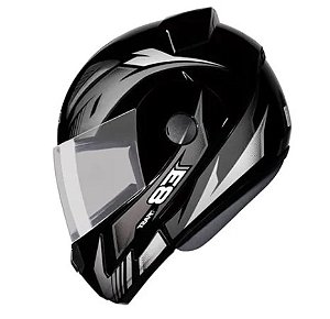 CAPACETE EBF E08 FAST PTO/PRATA 60