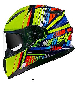 CAPACETE NORISK FF302 ADVANCE YELLOW 58/M