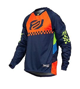 CAMISA ASW IMAGE PUZZLE 23 AZUL LARANJA M  EAN  7908377139688