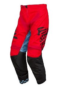 CALÇA ASW IMAGE PUZZLE 23 VERMELHO PRETO 48  EAN  7908377139831