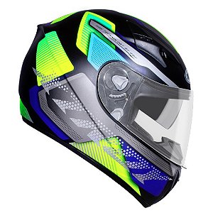 CAPACETE EBF X TROY FURIOUS PFO/AMA 60