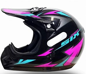 CAPACETE EBF SIX MUCK PTO/TIFANY 56