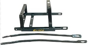 SUPORTE BAU BROS 160/XRE 190 TRILHO REFORÇADO COM BRAÇO