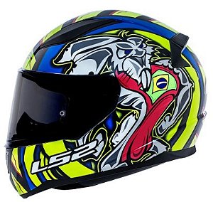 CAPACETE LS2 RAPID FF353 ALEX BARROS REPLICA BLUE 64/XXL