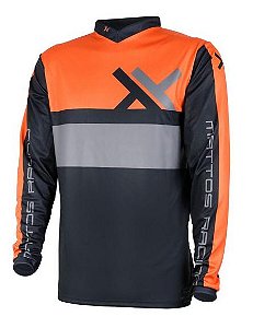 CAMISA MATTOS RACING ASSIMILATE LARANJA/CINZA GG