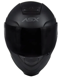 CAPACETE ASX EAGLE SOLID FOSCO PRETO/CINZA 58/M