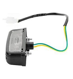 LUZ PLACA BROS 160/XRE (C/ FIAÇAO) (OLHO DE GATO)