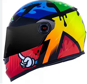 CAPACETE LS2 FF358 MASTERPIECE HV YELLOW 60/L