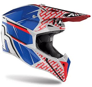 CAPACETE AIROH WRAAP IDOL RED.BLU GLOSS 60 L