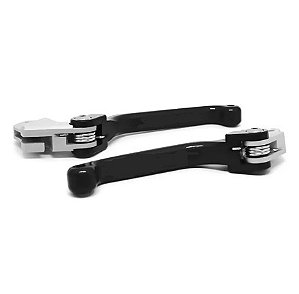 MANETE FREIO/EMBREAGEM KXF 250/450 19/23 RETRATIL PRETO