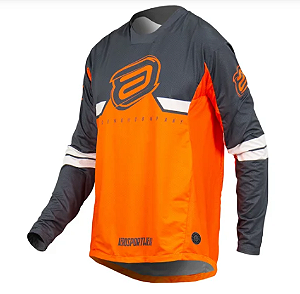CAMISA ASW PODIUM COMMANDER 23 LARANJA FLUO CHUMBO M  EAN  7908377141230