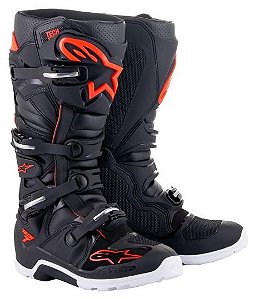 BOTA ALPINESTARS TECH 7 ENDURO PRETO VERMELHO 07  EAN  8059347051130