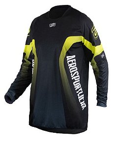 CAMISA ASW IMAGE WAY 24 PRETO AMARELO FLUO M  EAN  7908377154582